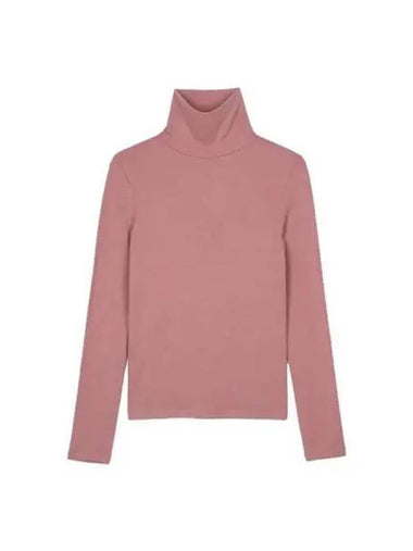 Slim fit turtleneck top loose pink - BENSIMON - BALAAN 1