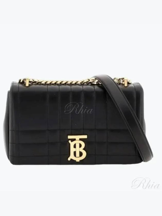 Lola Quilted Lambskin Small Shoulder Bag Black - BURBERRY - BALAAN 2