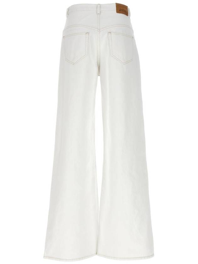 Lemony High Rise Wide Jeans PA0052FAB1H06I - ISABEL MARANT - BALAAN 3