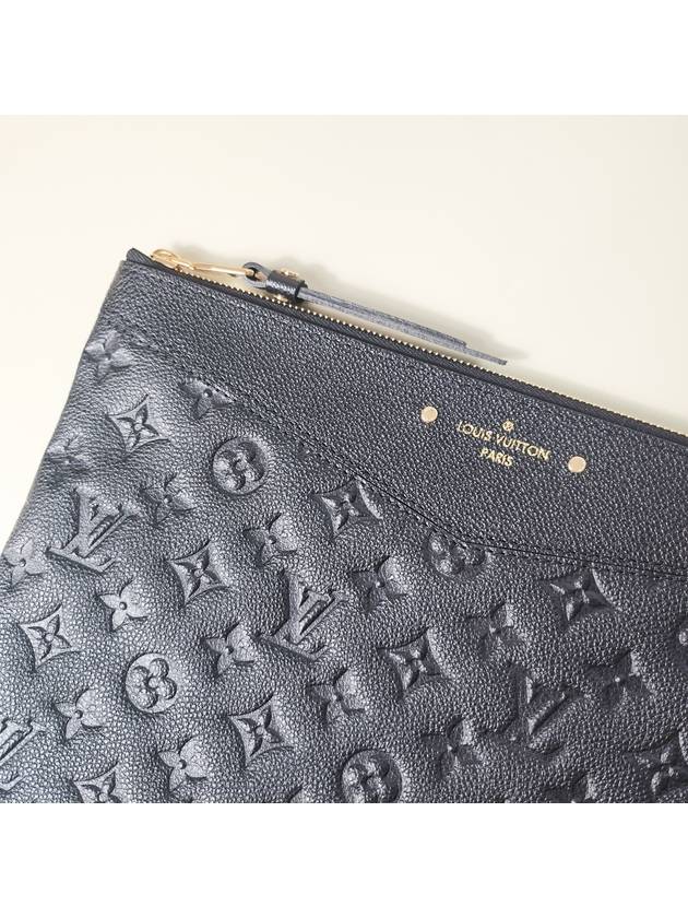 Monogram Daily Empreinte Pouch Bag Black - LOUIS VUITTON - BALAAN 6