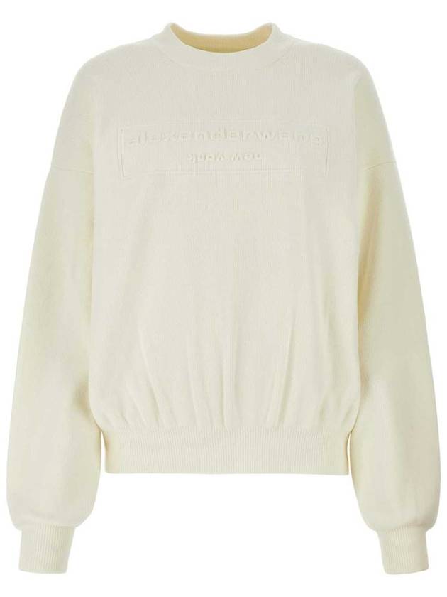 Sweater 1KC3231017 104 WHITE - ALEXANDER WANG - BALAAN 2