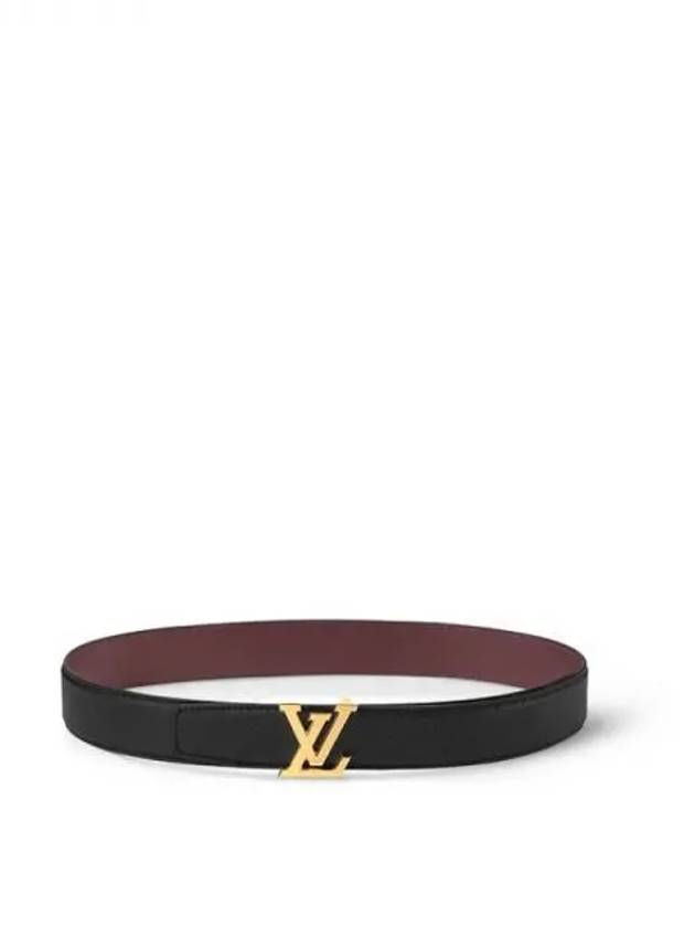 LV Heritage 35MM Reversible Leather Belt Black Bordeaux - LOUIS VUITTON - BALAAN 2