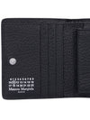 Stitch Leather Compact Half Wallet Black - MAISON MARGIELA - BALAAN 6