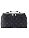 Toiletry Monogram Eclipse Coated Canvas Pouch Bag Black - LOUIS VUITTON - BALAAN 1