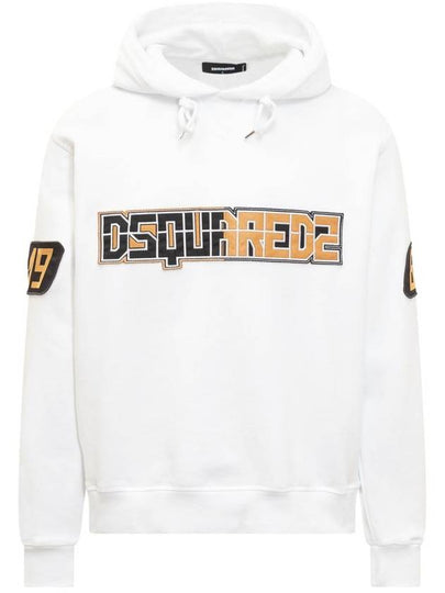 logo print drawstring hoodie S71GU0599S25516 - DSQUARED2 - BALAAN 2