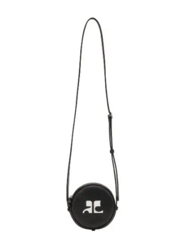 Courr ges Re Edition Circle Shoulder Bag Black - COURREGES - BALAAN 1