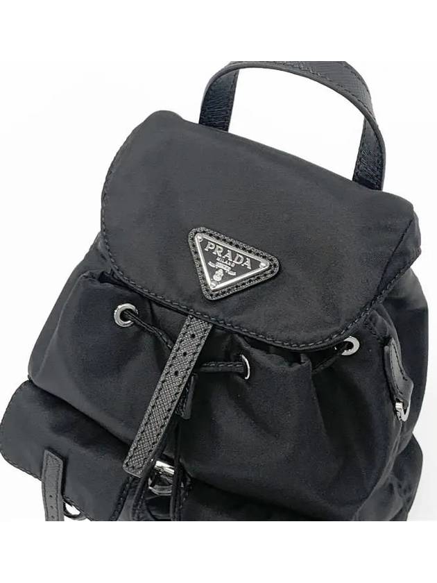 Re-Nylon Mini Backpack Black - PRADA - BALAAN 8