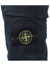 Wappen Patch Cargo Straight Pants Charcoal - STONE ISLAND - BALAAN 6