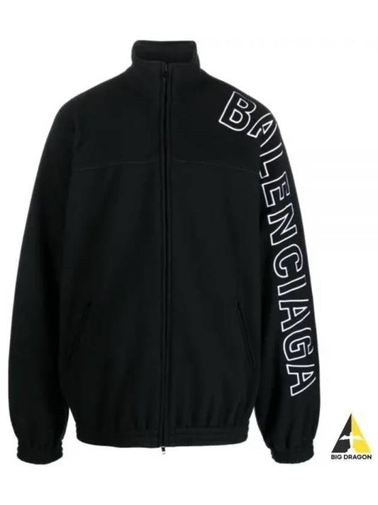 Logo Print Outline Track Jacket Black - BALENCIAGA - BALAAN 2