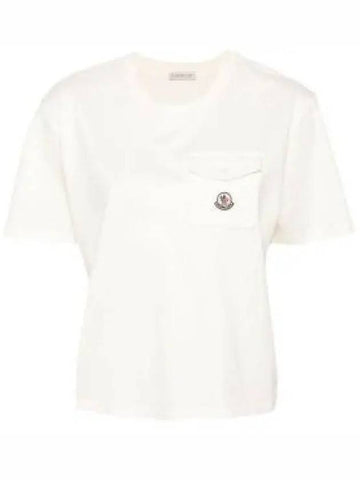 Patch short sleeve t shirt 8C00022 89AI9 034 1230348 - MONCLER - BALAAN 1