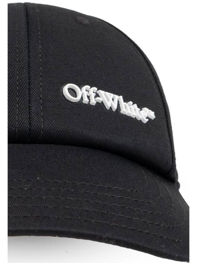 OFF-WHITE LOGO BASEBALL CAP - OFF WHITE - BALAAN 4