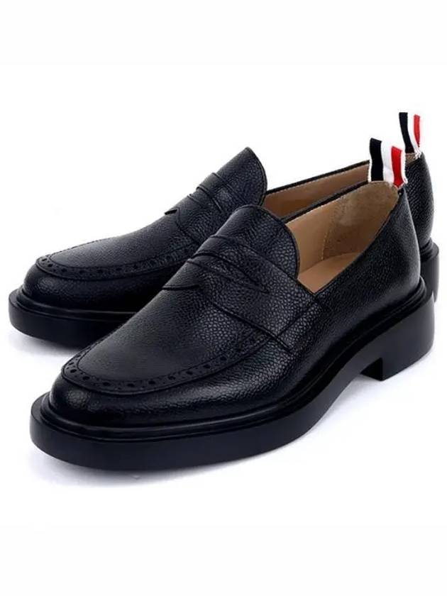 Lightweight Sole Penny Loafer Black - THOM BROWNE - BALAAN 2