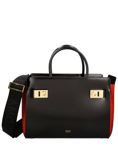 Salvatore bag 213983 0766772 NERO BLACK RED - SALVATORE FERRAGAMO - BALAAN 2