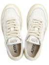 Medalist Leather Low Top Sneakers White - AUTRY - BALAAN 3