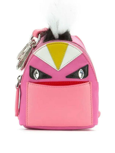 Bug Backpack Key Holder Pink - FENDI - BALAAN 1