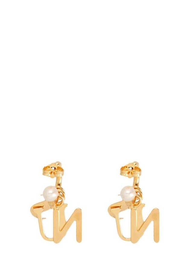 Sunnei Logo Pearl Earrings - SUNNEI - BALAAN 2