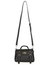 Alexa Heavy Grain Mini Tote Bag Black - MULBERRY - BALAAN 4