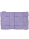 Intrecciato Clutch Bag Purple - BOTTEGA VENETA - BALAAN.