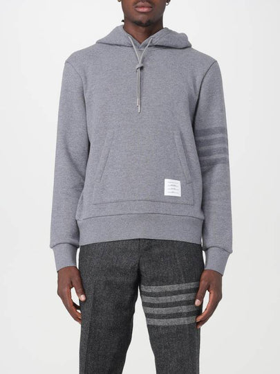 4 Bar Stripe Hoodie Grey - THOM BROWNE - BALAAN 2