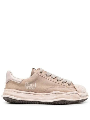 24SS BLAKEY OG sole canvas low-top sneakers A12FW719 BROWN - MIHARA YASUHIRO - BALAAN 1