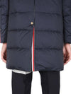 Men's 4 Bar Stripe Matte Finish Padding Navy - THOM BROWNE - BALAAN 5