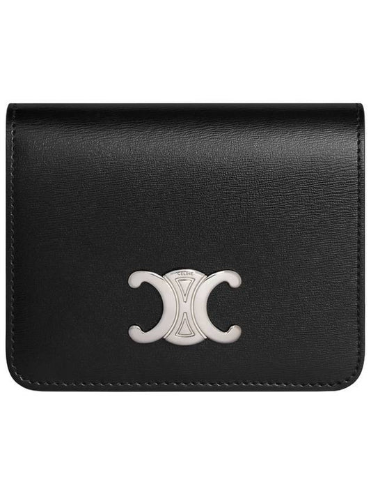 Leather Wallet WITH FRONTAL Triumph Logo 10K623DPV38DI B0651334775 - CELINE - BALAAN 1