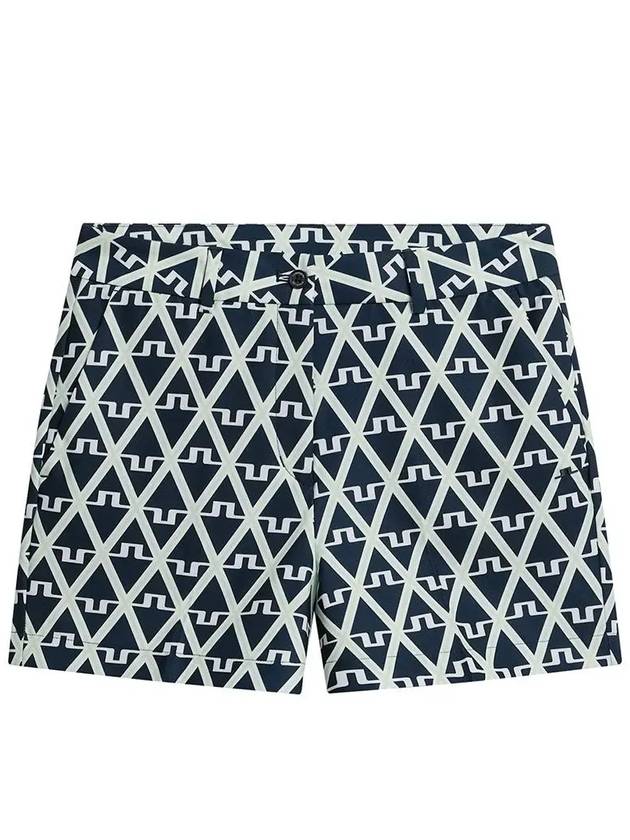 Golf Gwen Printed Shorts GWPA09305 O500 Women's Gwen Printed Shorts - J.LINDEBERG - BALAAN 2