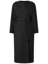 ABETONE Cashmere Lab Coat Black 2360110637 007 - MAX MARA - BALAAN 1