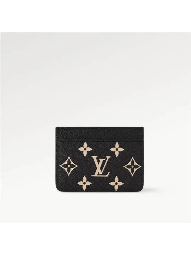 Monogram Empreinte Leather Card Wallet Black - LOUIS VUITTON - BALAAN 7