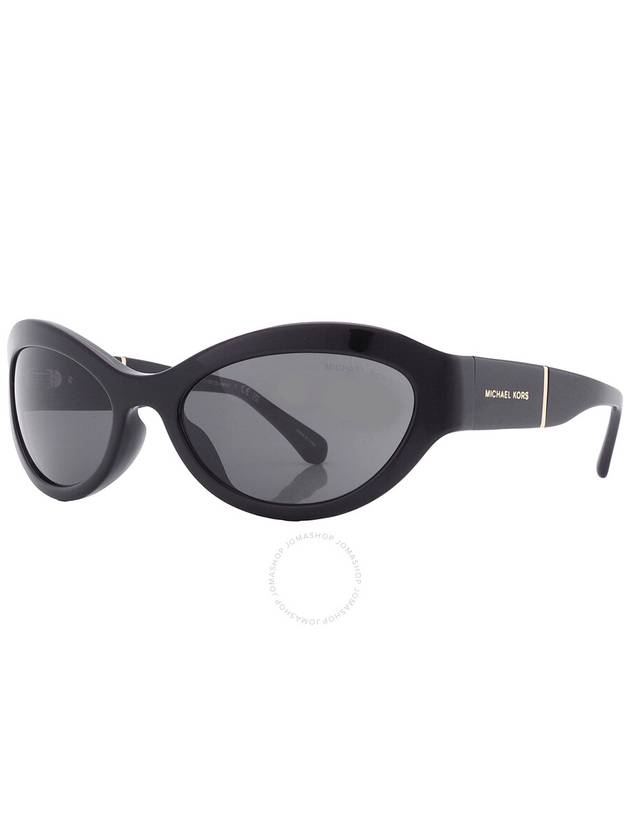 Michael Kors Burano Dark grey Oval Ladies Sunglasses MK2198 300587 59 - MICHAEL KORS - BALAAN 3