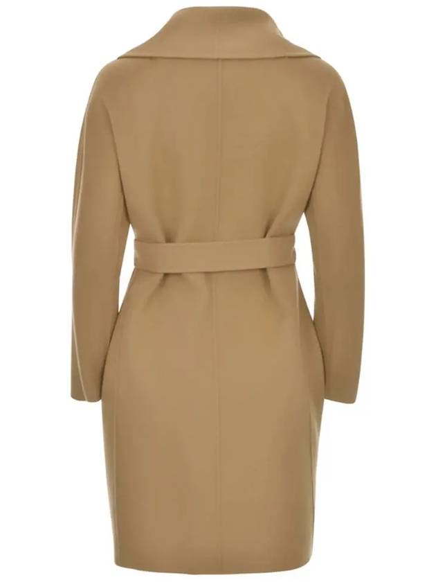 Totem Belt Virgin Wool Single Coat Camel - MAX MARA - BALAAN 4