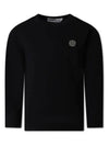 Kids Women Logo T Shirt Black 811620447 V0029 - STONE ISLAND - BALAAN 2