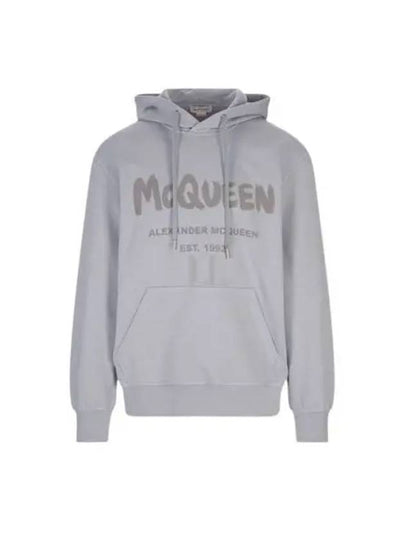 Men's Graffiti Popover Dove Grey - ALEXANDER MCQUEEN - BALAAN 2