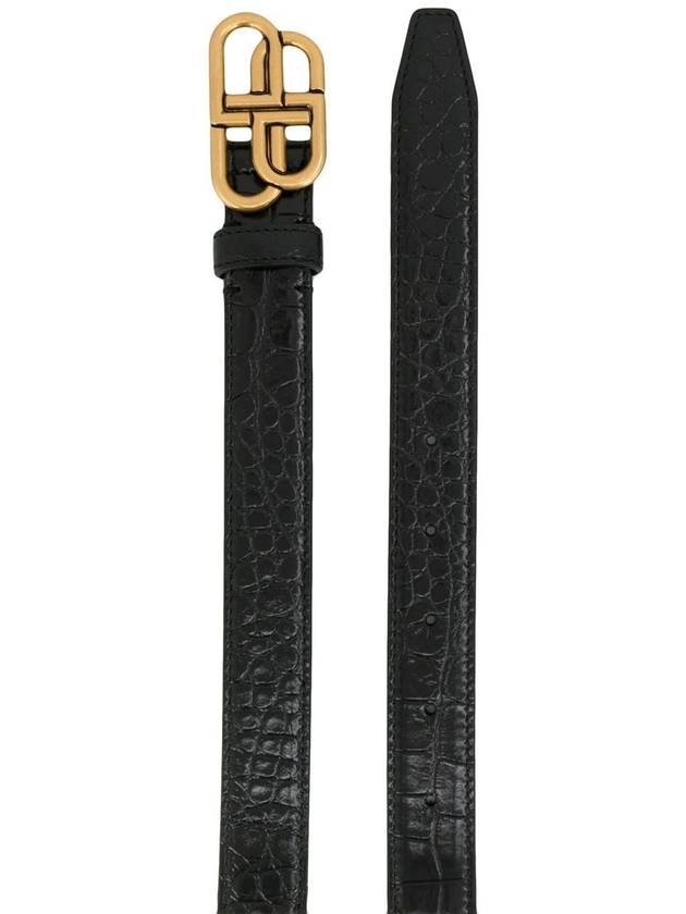 BALENCIAGA BB THIN BELT  2.5CM - BALENCIAGA - BALAAN 3