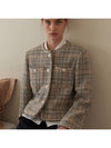 Balannoha checked wool jacket - LUGNER - BALAAN 3