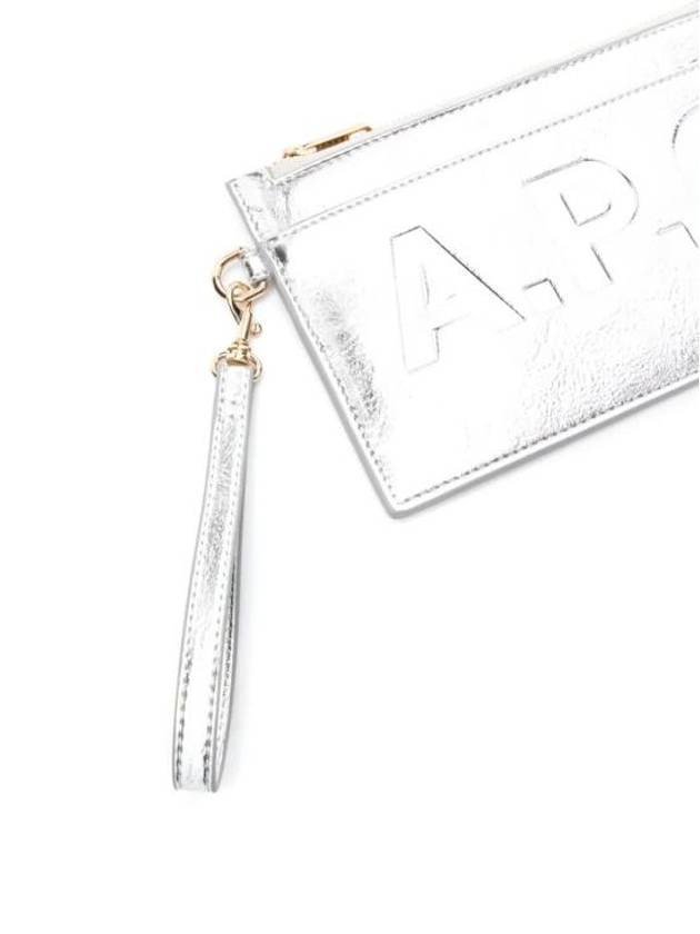 Pochette Clutch Bag Silver - A.P.C. - BALAAN 5