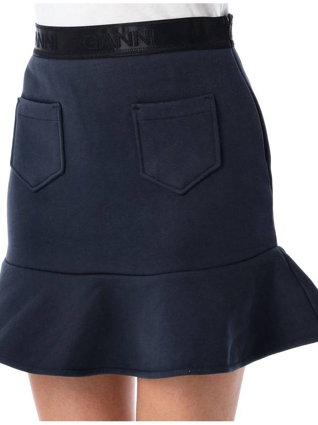 MINI SKIRT FLEECE - GANNI - BALAAN 3