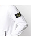 Wappen Side Zipper Pocket Sweatshirt White - STONE ISLAND - BALAAN 7