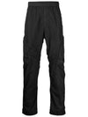 Chrome R Regular Zipper Cargo Straight Pants Black - CP COMPANY - BALAAN 2