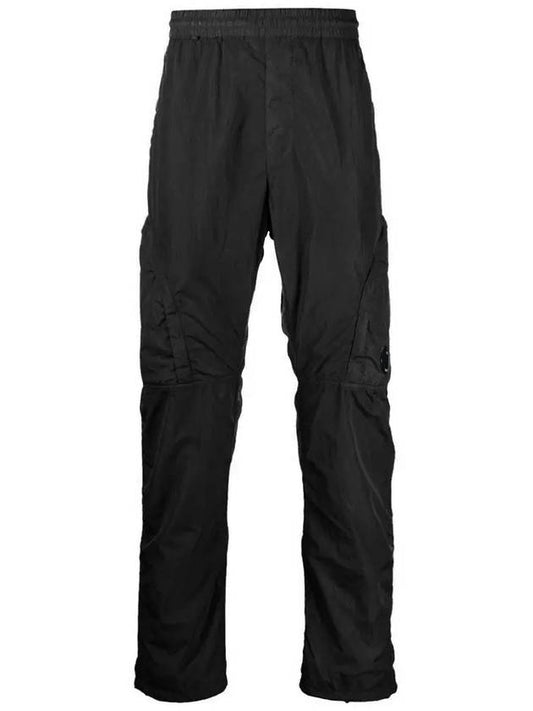 Chrome R Regular Zipper Cargo Straight Pants Black - CP COMPANY - BALAAN 2