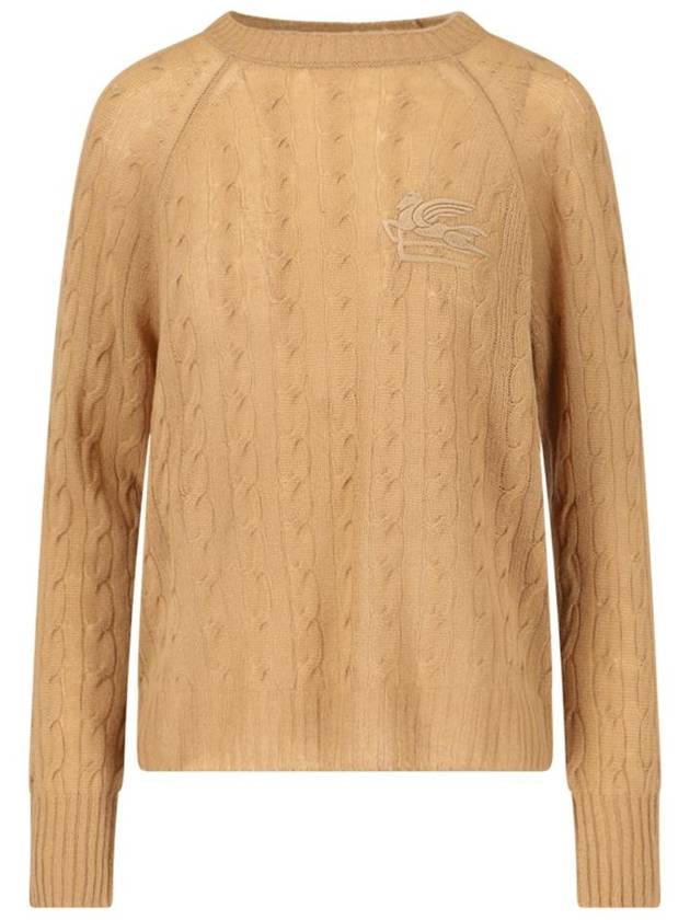 23 fw cashmere sweater WITH embroid Pegasus logo 1279392000800 B0650460025 - ETRO - BALAAN 2