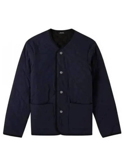 Julien Quilted Jacket Navy - A.P.C. - BALAAN 2