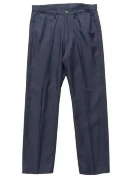 24 Straight Jean Navy OT187 Pants Poly Twill - NEEDLES - BALAAN 1