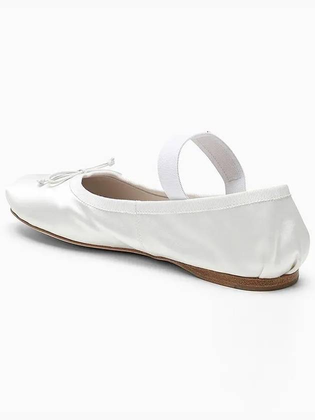 Satin Ballerinas White - MIU MIU - BALAAN 4