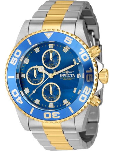 Invicta Pro Diver Chronograph Quartz Blue Dial Men's Watch 43408 - INVICTA - BALAAN 1