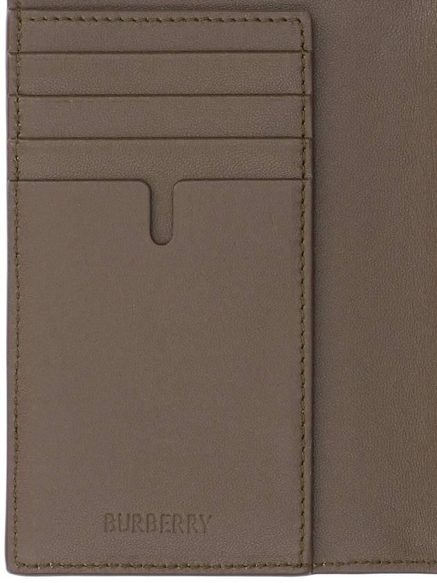 Check Passport Wallet Beige - BURBERRY - BALAAN 5