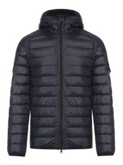 Loom Woven Chambers R Nylon Down TC Light Hoodie Down Jacket Midnight Blue - STONE ISLAND - BALAAN 2