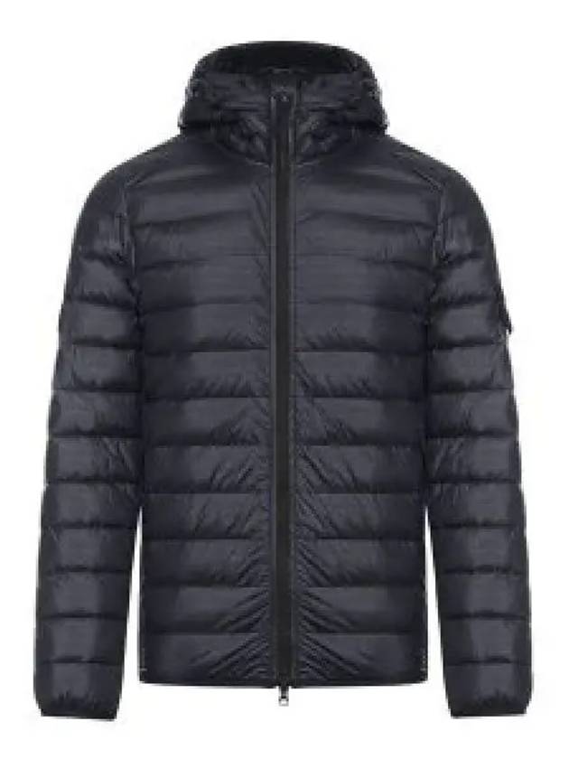 Loom Woven Chambers R Nylon Down TC Light Hoodie Down Jacket Midnight Blue - STONE ISLAND - BALAAN 2