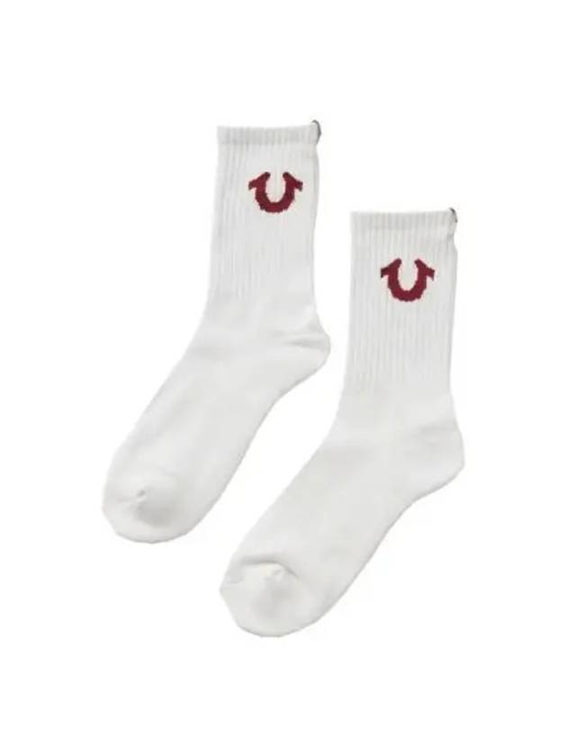 True Religion TR Symbol Socks 1PCS White - TRUE RELIGION - BALAAN 1