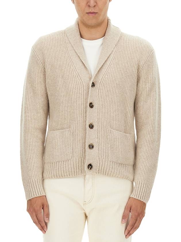 CASHMERE AND SILK CARDIGAN - TOM FORD - BALAAN 1